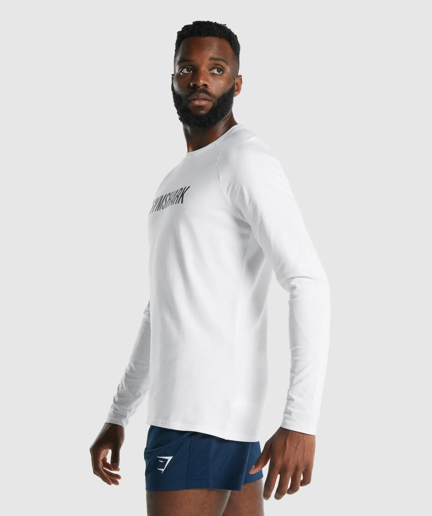 Gymshark Apollo Long Sleeve T-Shirt - White