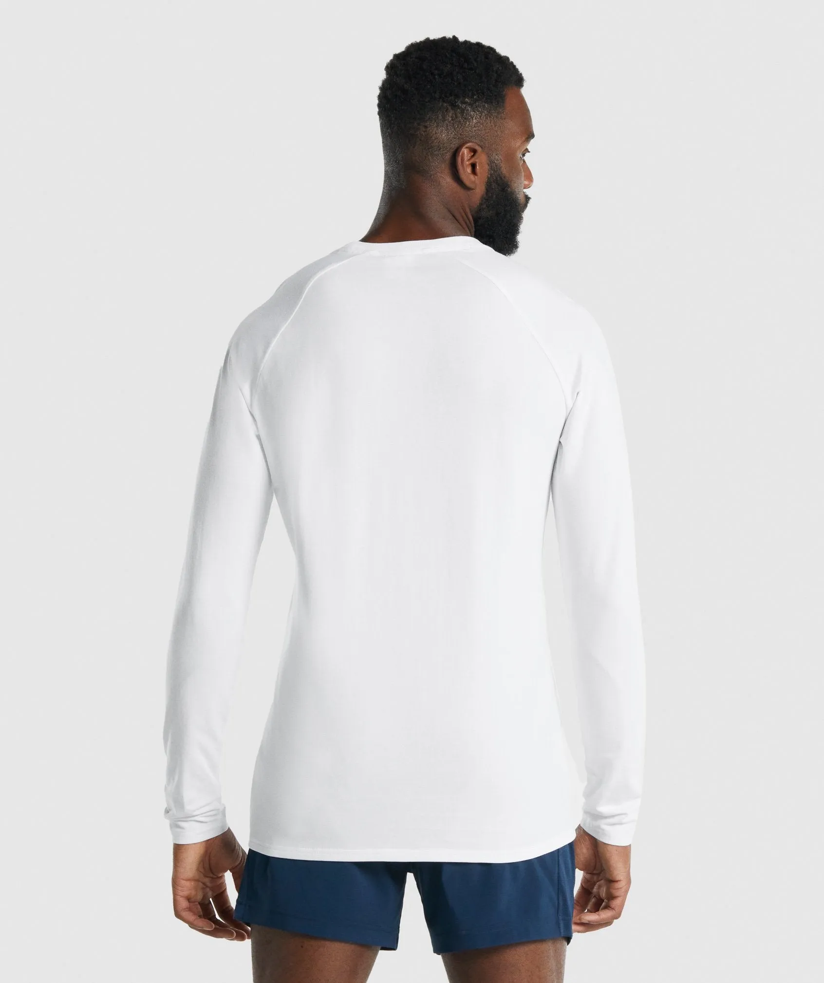 Gymshark Apollo Long Sleeve T-Shirt - White