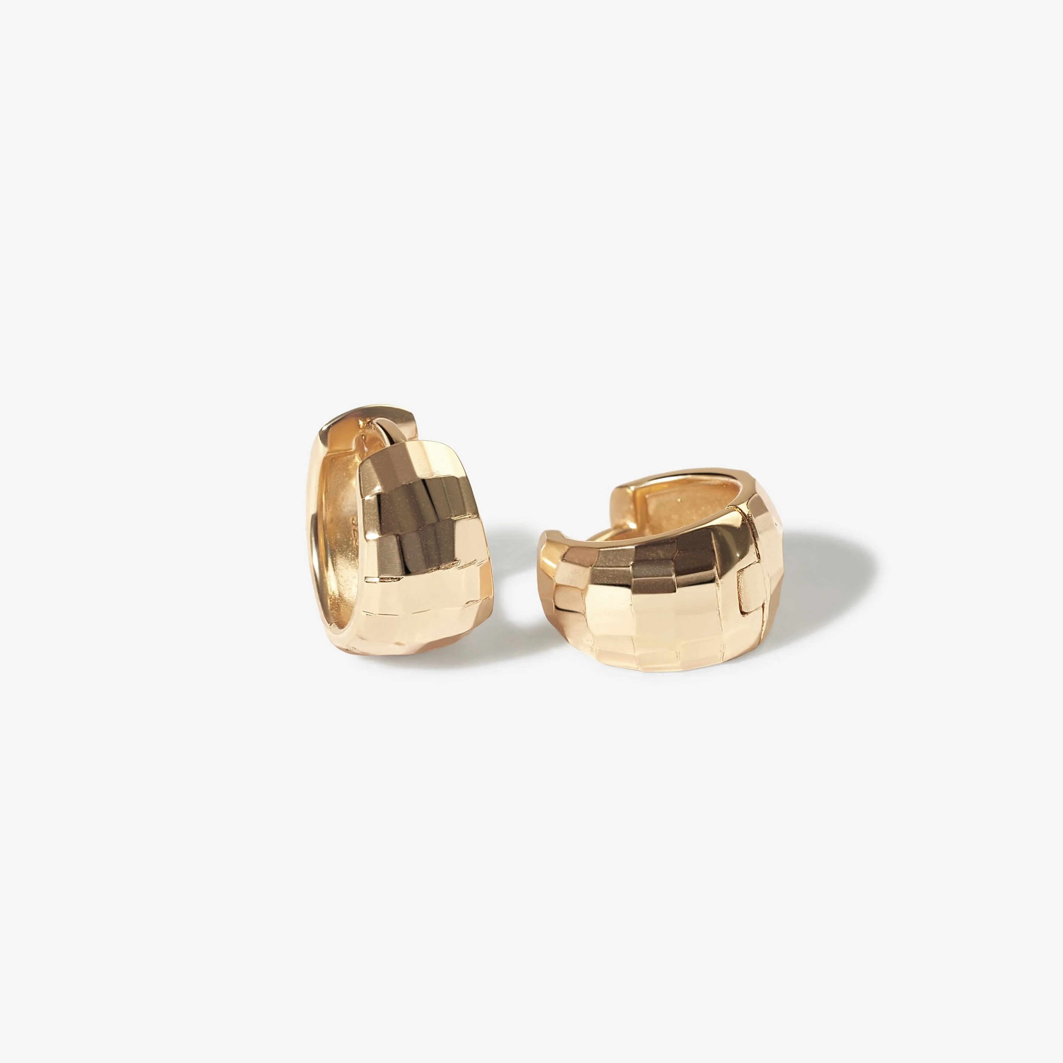 Hector mini disco hoop earrings