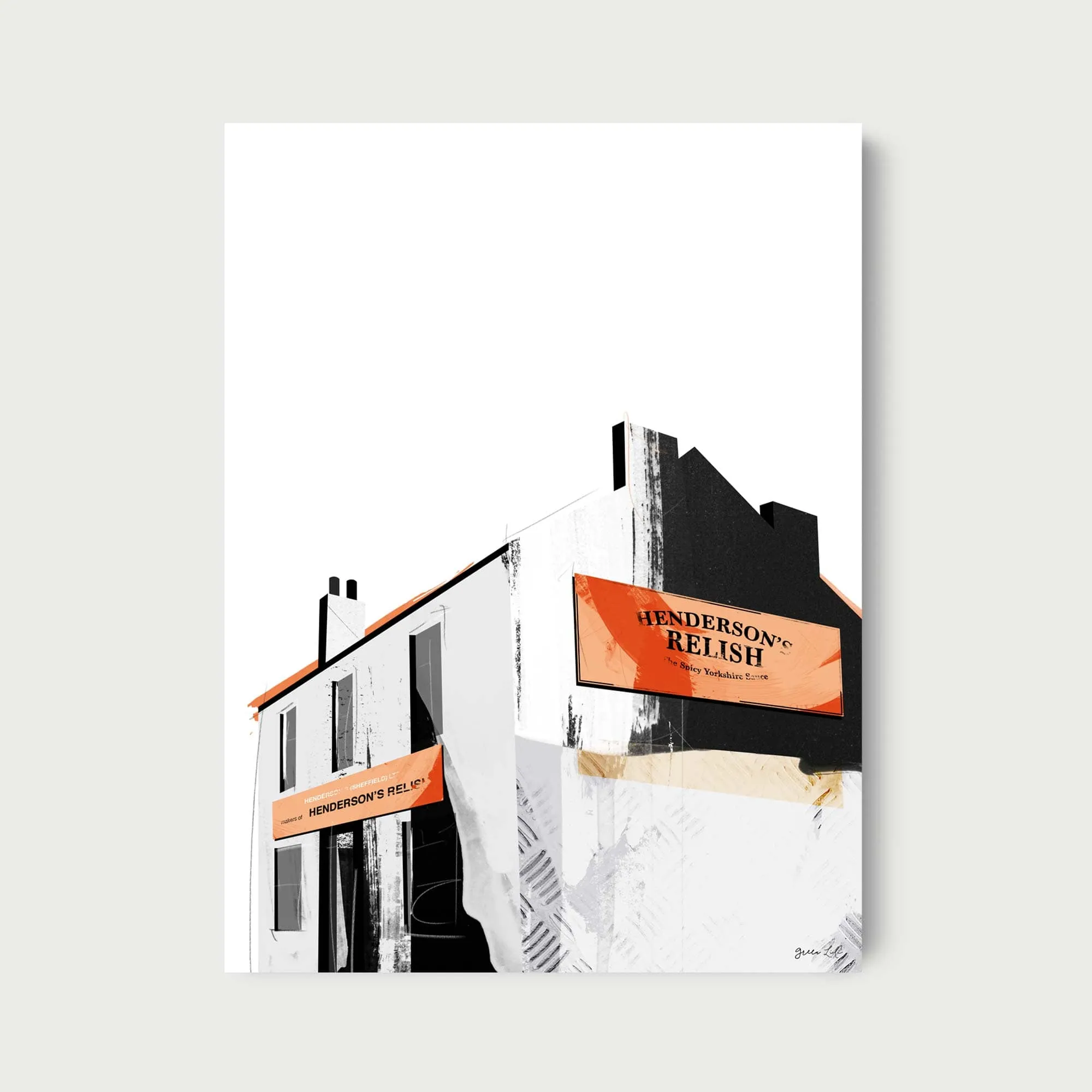 Henderson's Relish Factory Sheffield Print