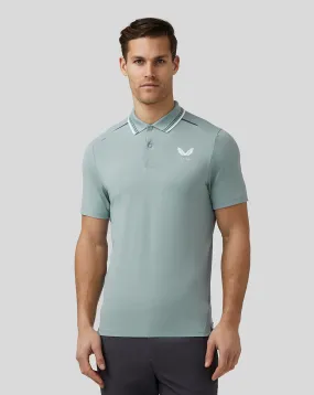 Heren Golf Tech Polo - Steen Blauw