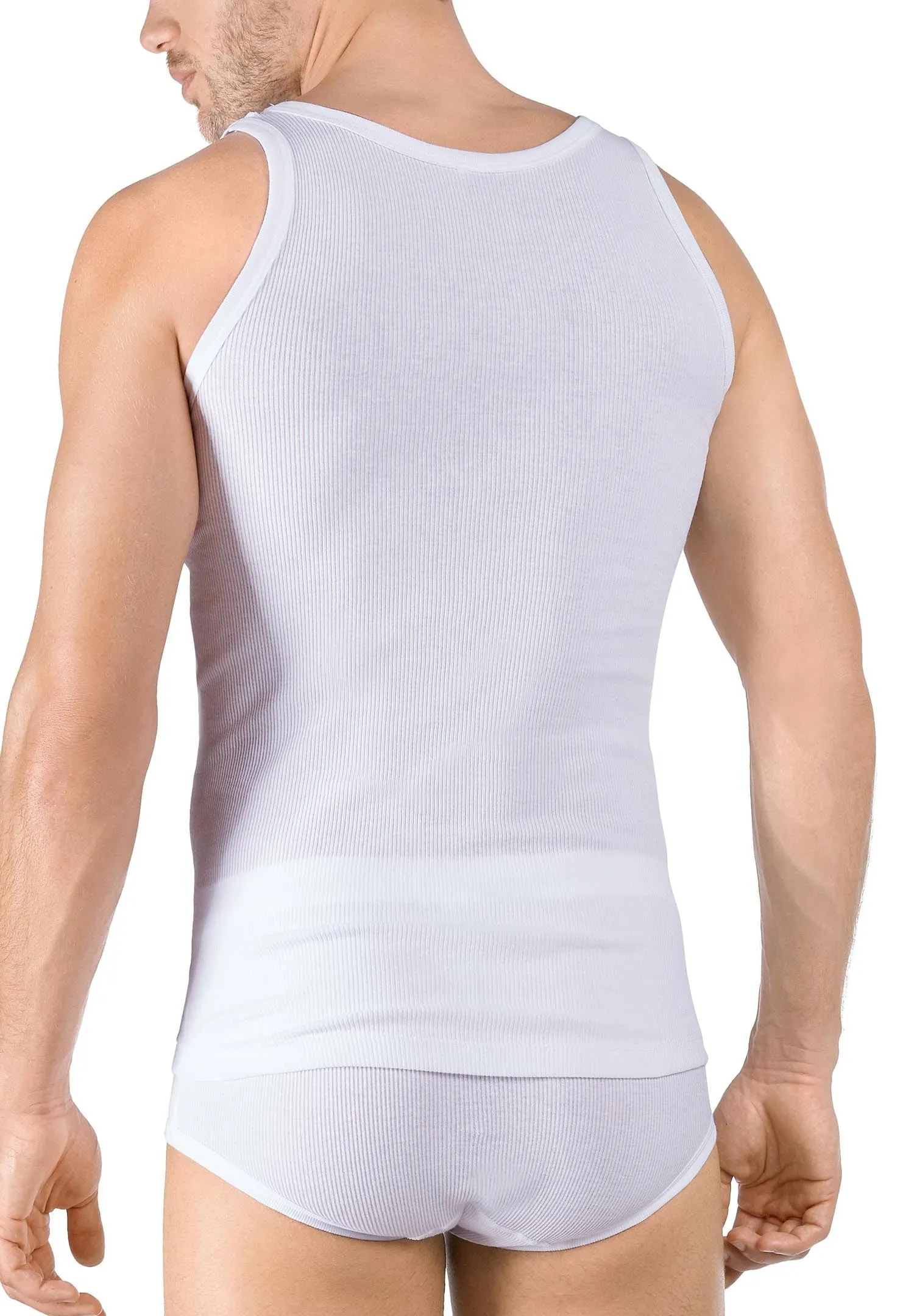 HUBER hautnah - Cotton Double Rib - Tank Top