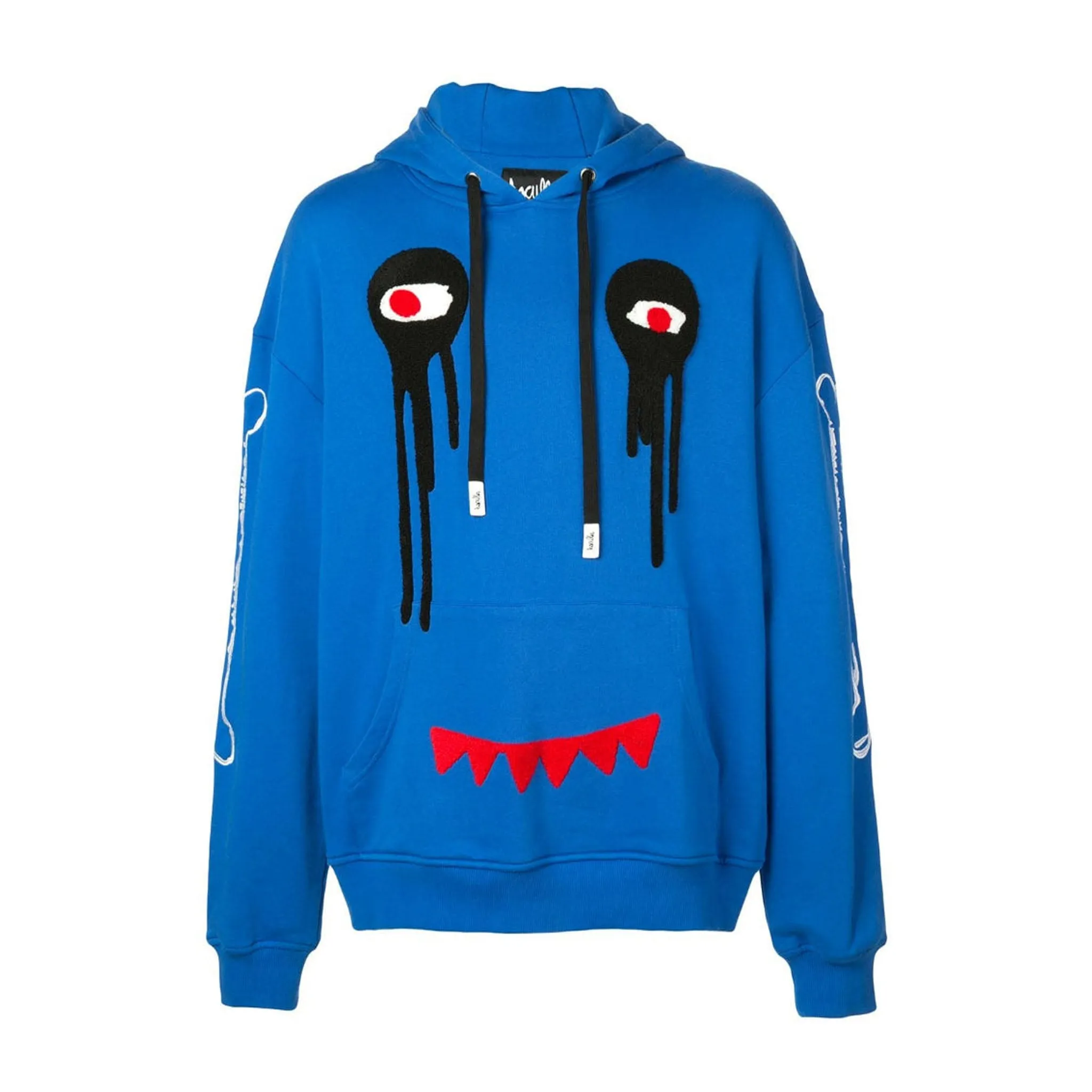 I HAVE NO LEGS SHOULDER HOODIE BLUE