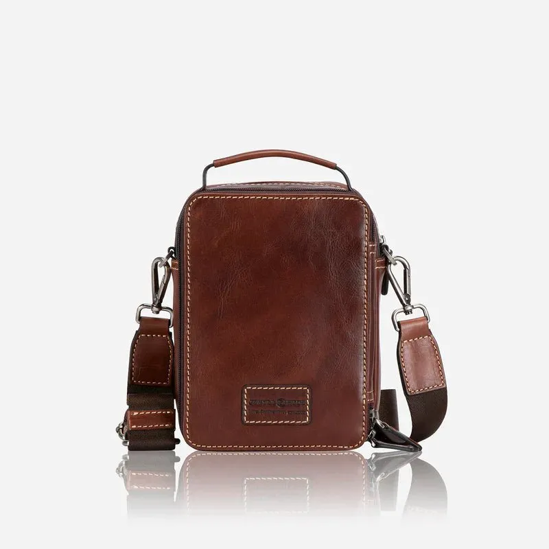 Jekyll and Hide Oxford Crossbody | Tobacco