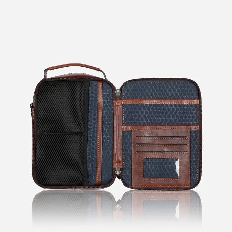 Jekyll and Hide Oxford Crossbody | Tobacco