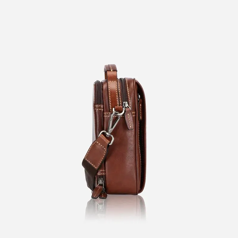 Jekyll and Hide Oxford Crossbody | Tobacco