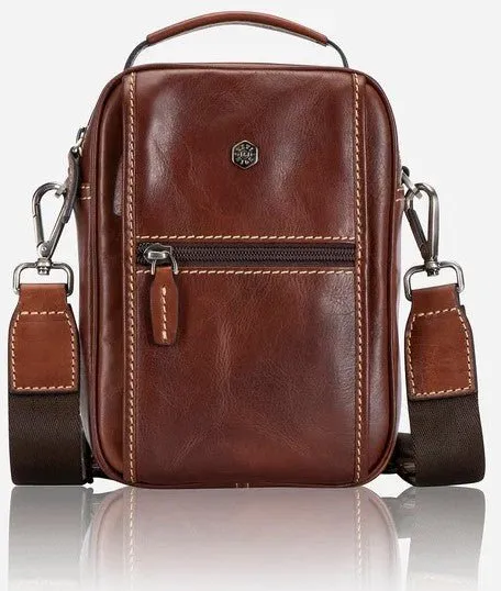 Jekyll and Hide Oxford Crossbody | Tobacco