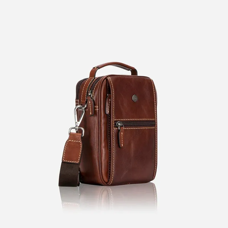 Jekyll and Hide Oxford Crossbody | Tobacco