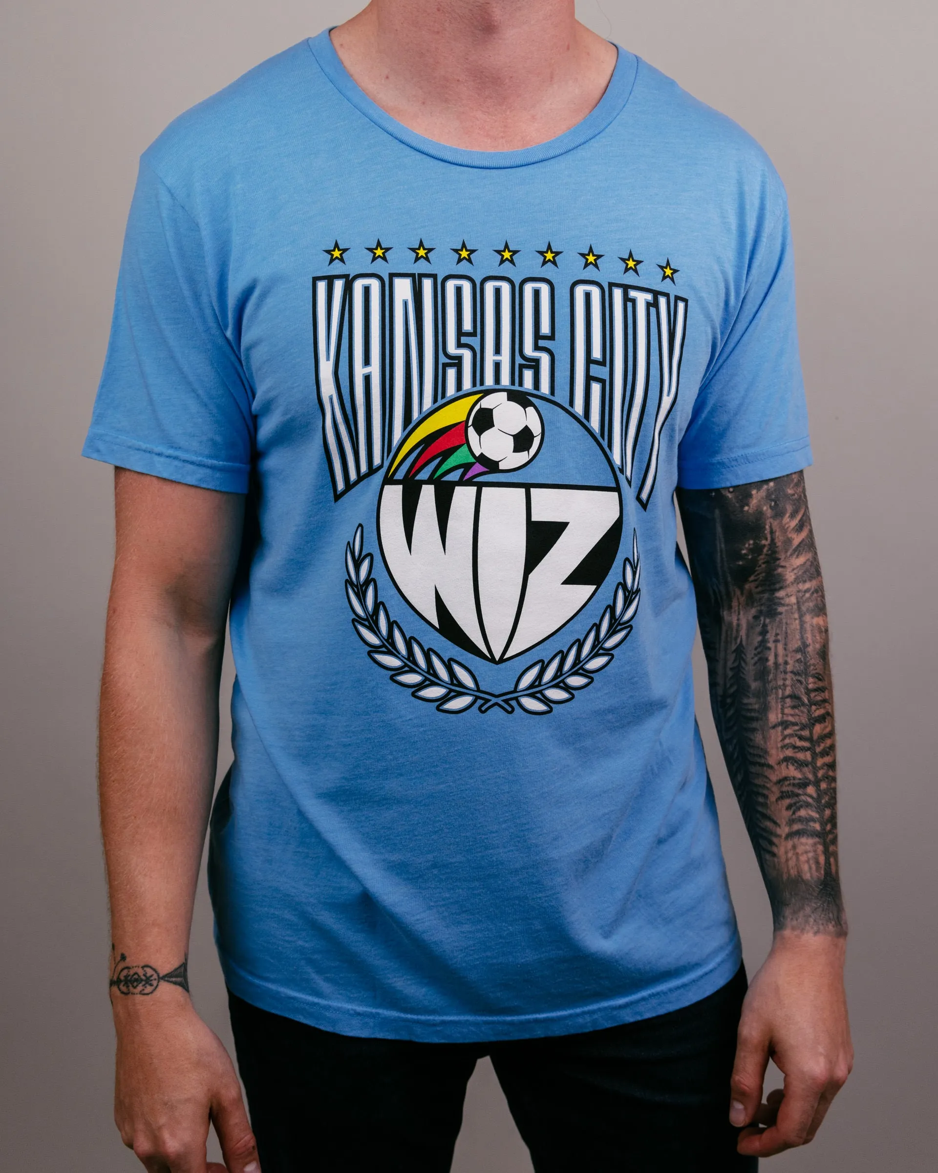 Kansas City Wizards Laurel Electric Blue T-Shirt