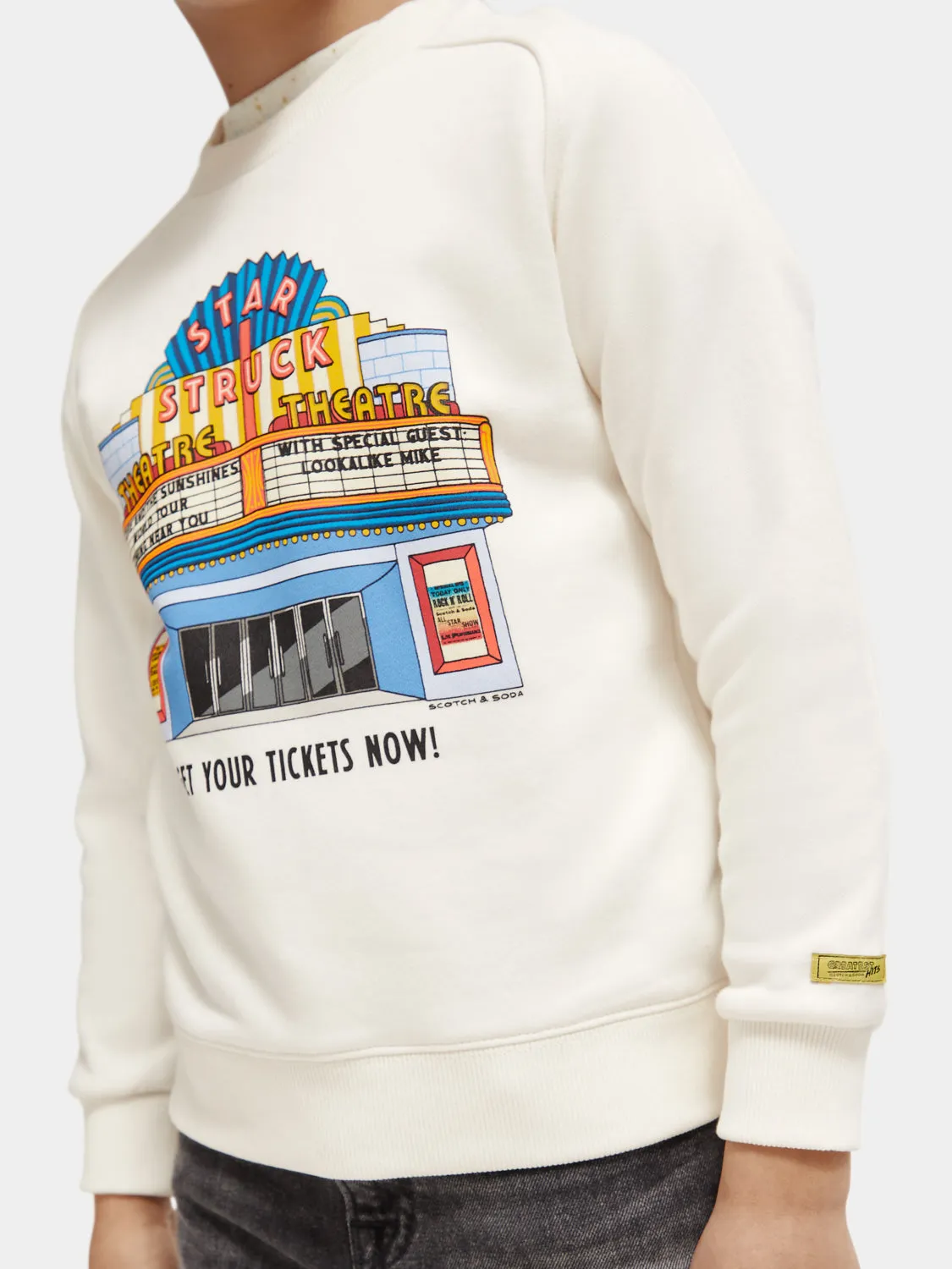 Kids - Relaxed-fit artwork sweatshirt