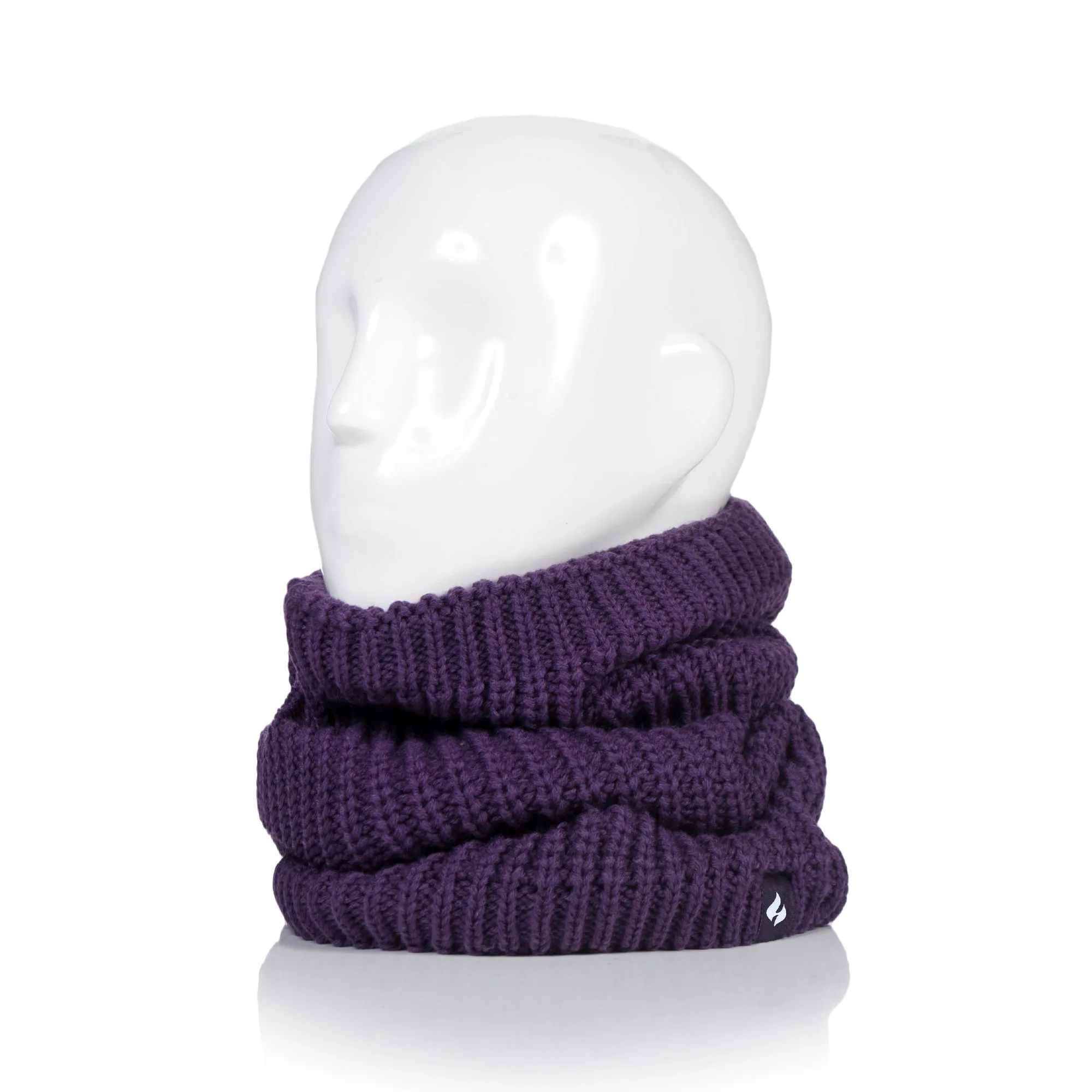 Ladies Boden Chunky Neck Warmer - Purple