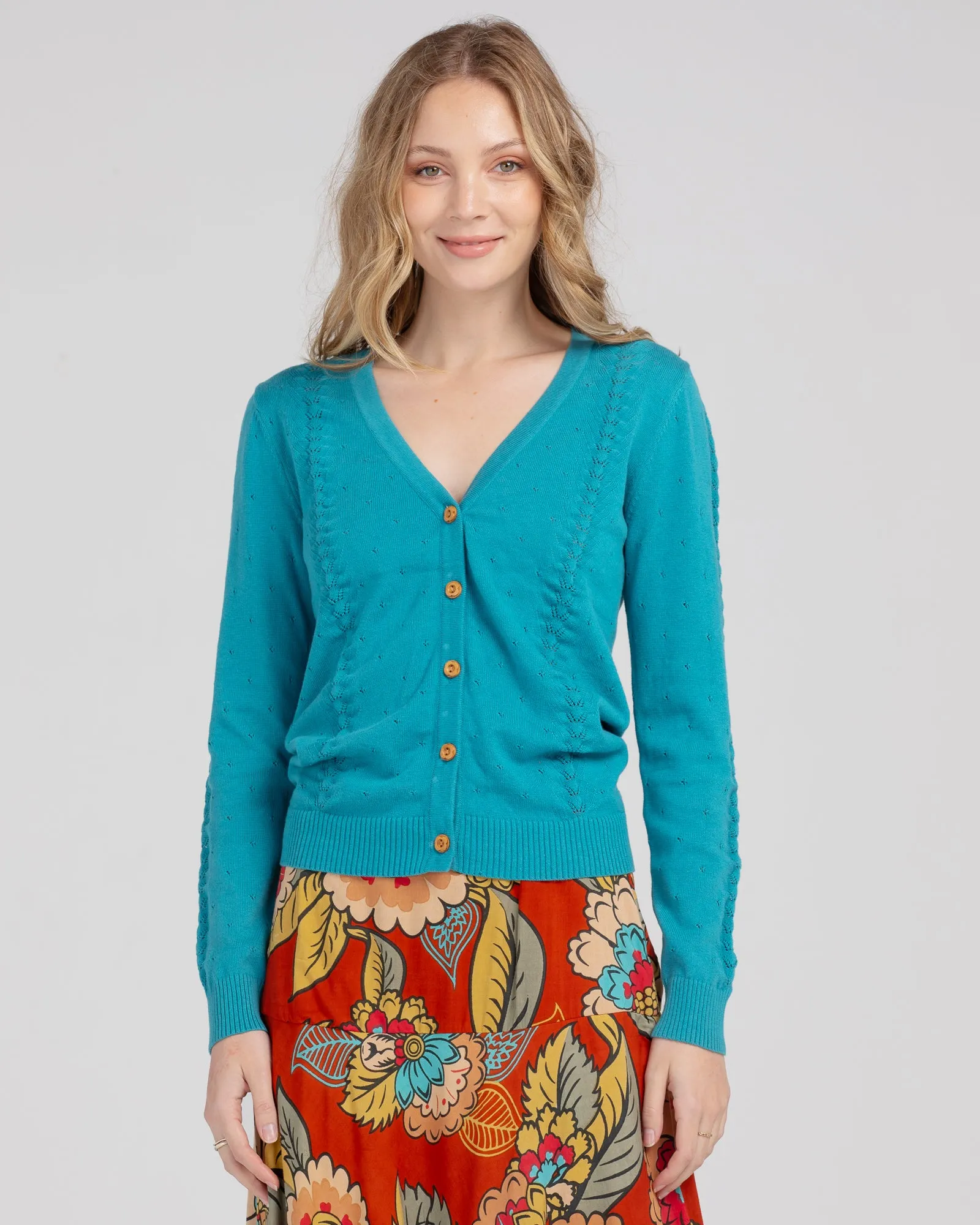 Lora Cardigan - Blue