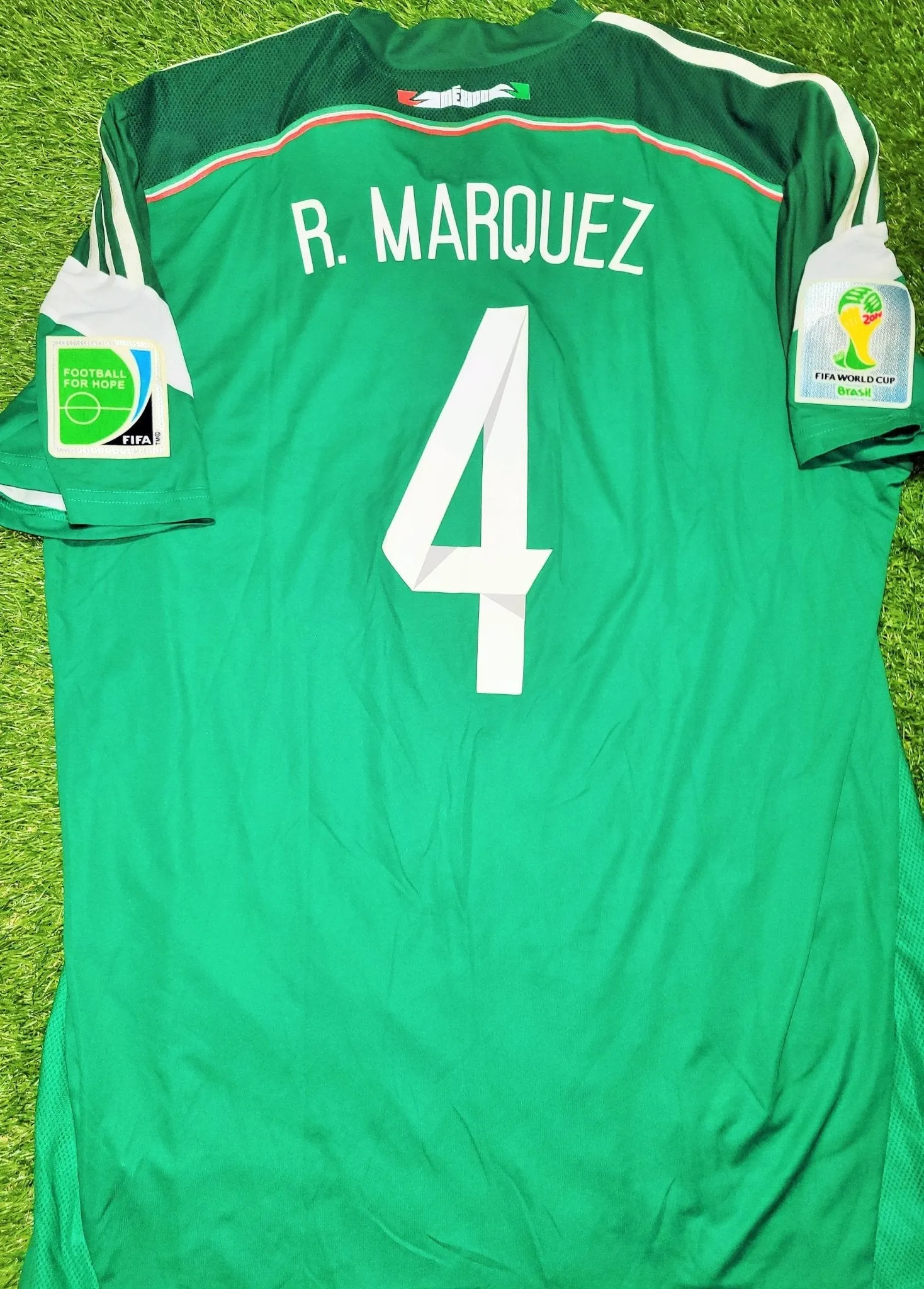 Marquez Mexico 2014 World Cup ADIZERO PLAYER ISSUE Soccer Jersey Shirt XL SKU# G86986