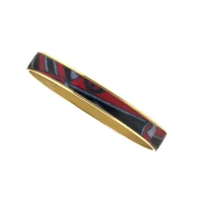 MAYA Abstract Expressionism Bangle Hinge Bracelets 3/8"