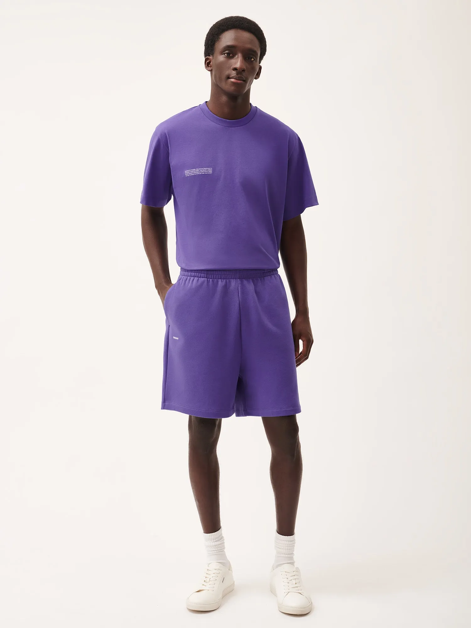 Mens 365 Midweight Mid Length Shorts—ultraviolet