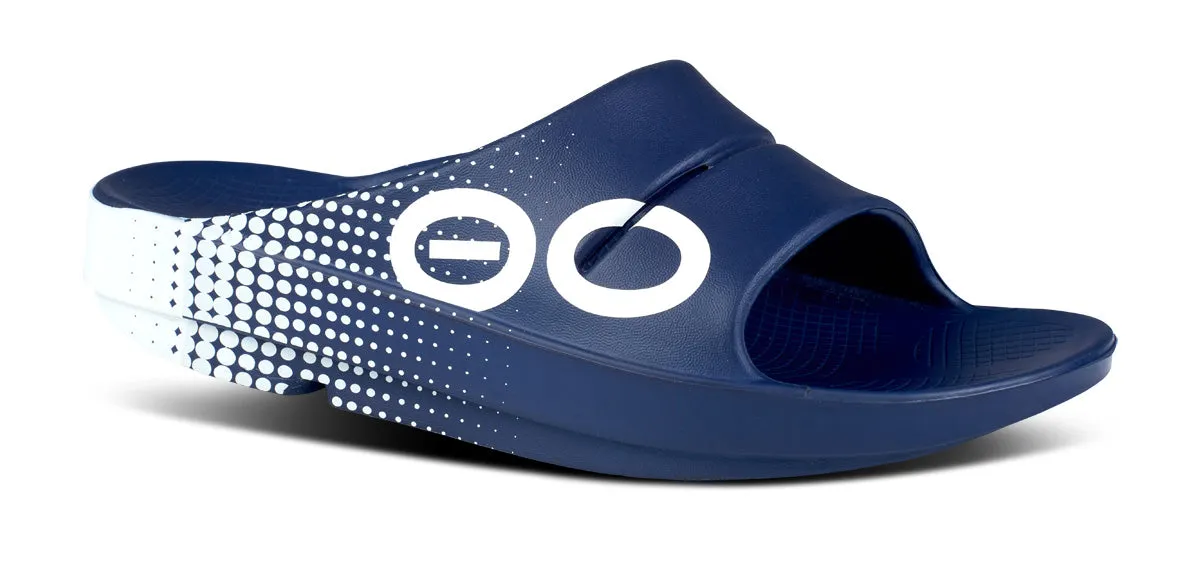 Men's OOahh Sport Slide Sandal - Navy Matrix