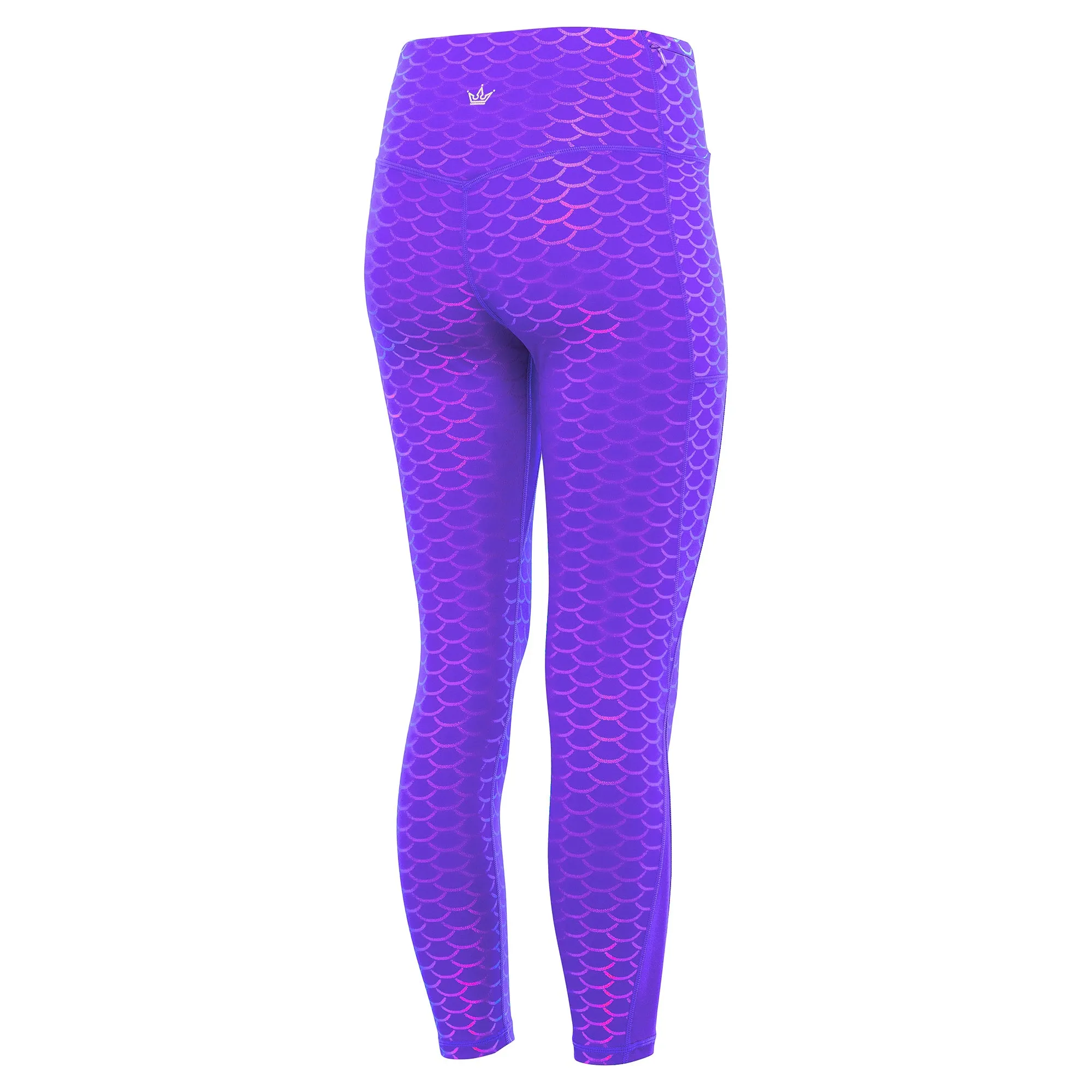 Mermaid Princess Leggings - Purple