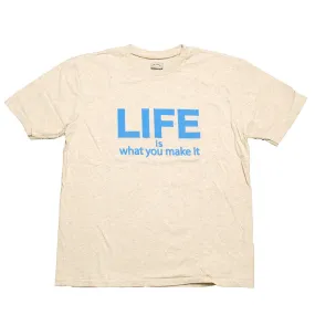 Mixta  - CREW NECK PRINT TEE - LIFE - MI23-LIF