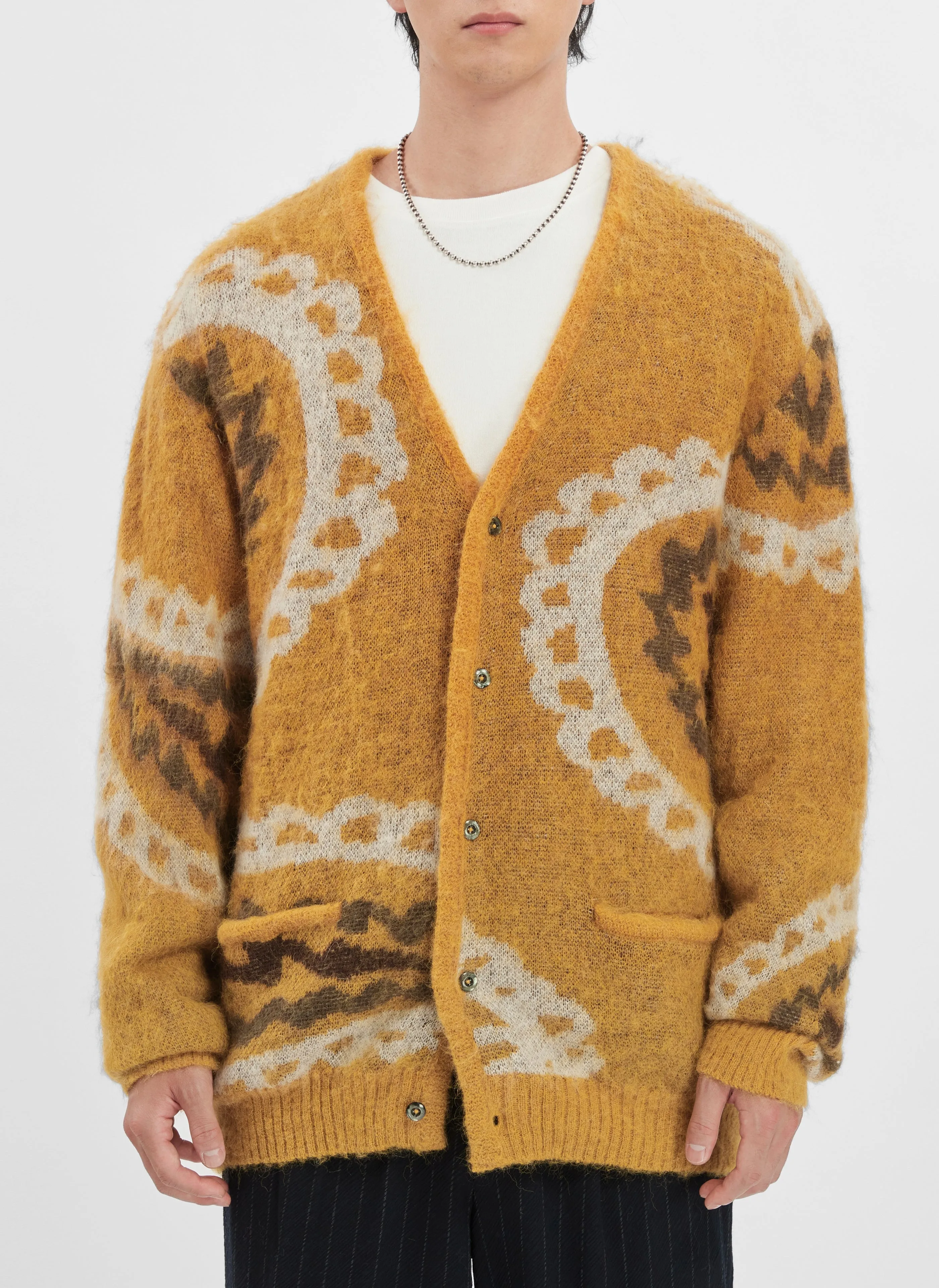 Mohair Paisley Cardigan