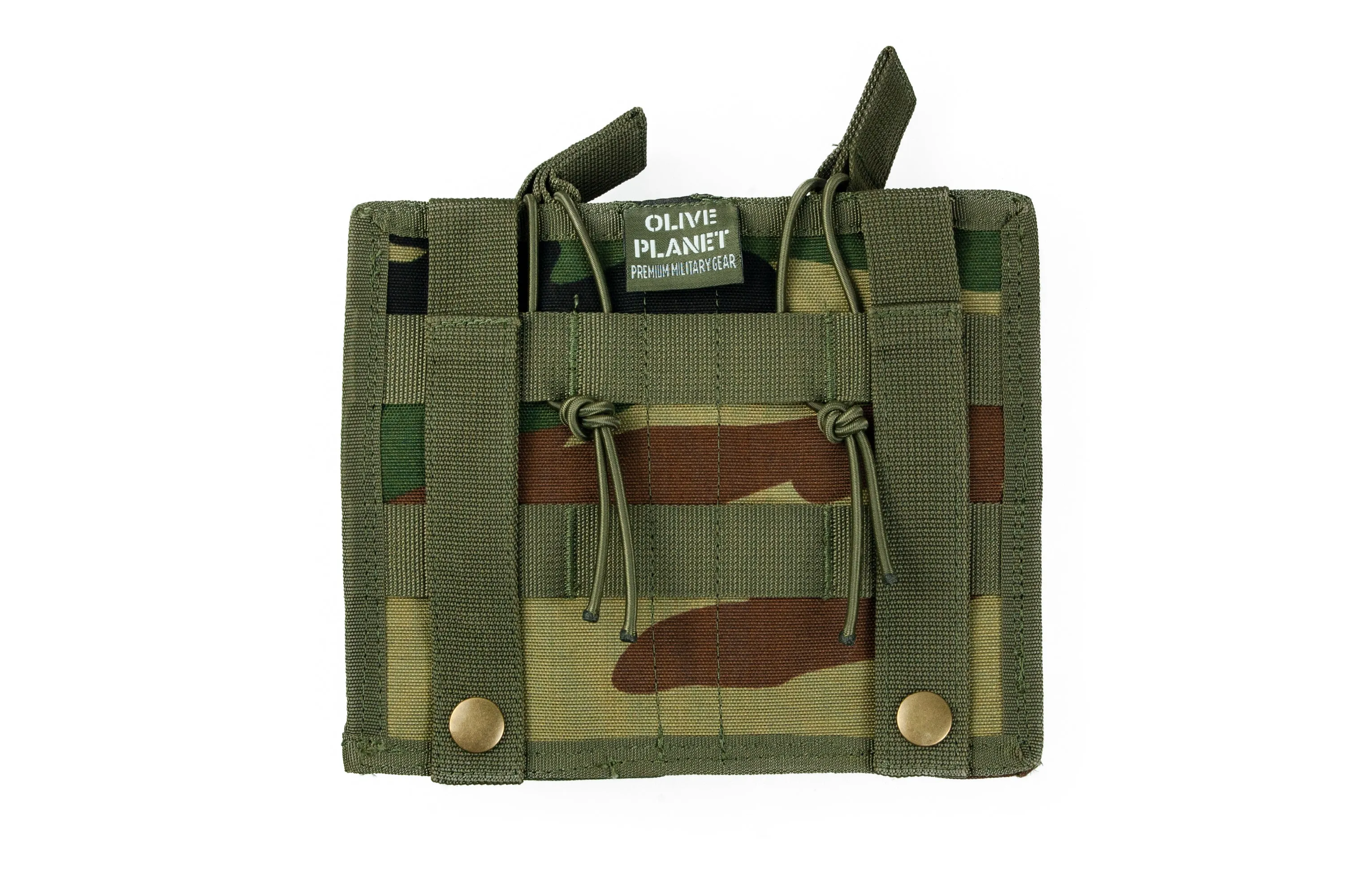 MOLLE Double Magazine Pouch - Open Top - Camo