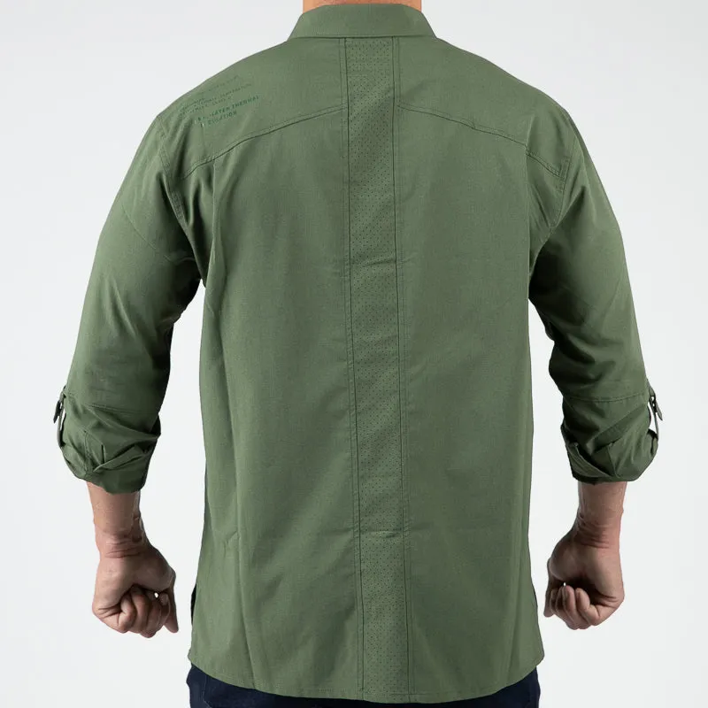 MTHD Latitude Long Sleeve Snap-Up Shirt