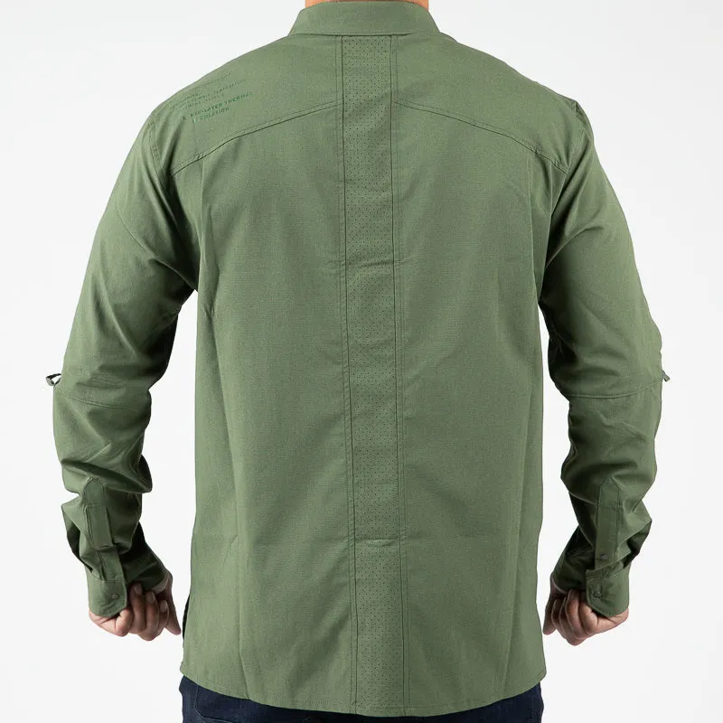 MTHD Latitude Long Sleeve Snap-Up Shirt