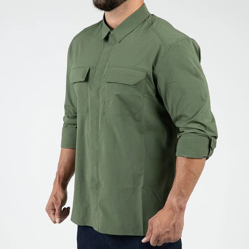 MTHD Latitude Long Sleeve Snap-Up Shirt