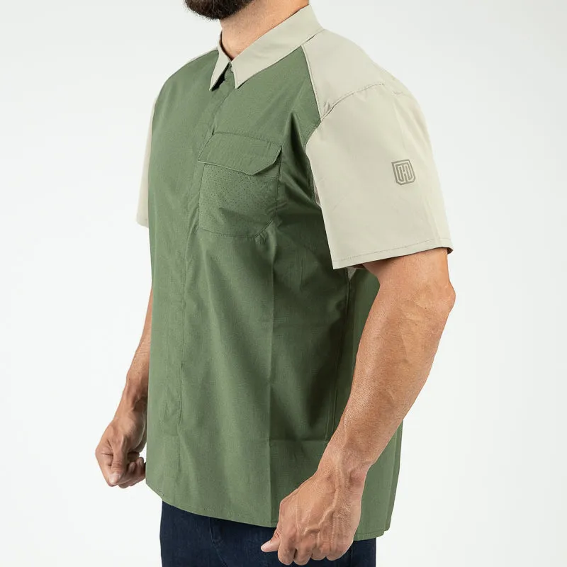 MTHD Latitude Short Sleeve Snap-Up Shirt