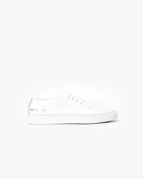 New Court Low in White Boxed Leather