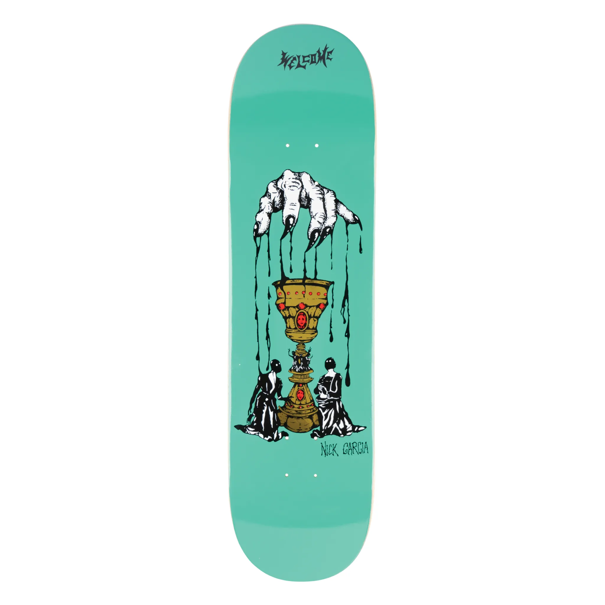 Nick Garcia Chalice on Popsicle - Teal - 8.38"