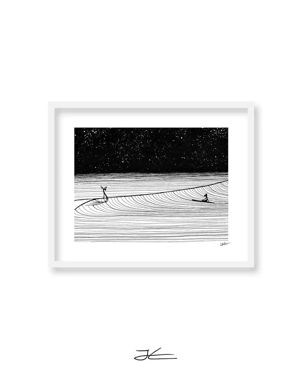 Night Slide  - Print/ Framed Print