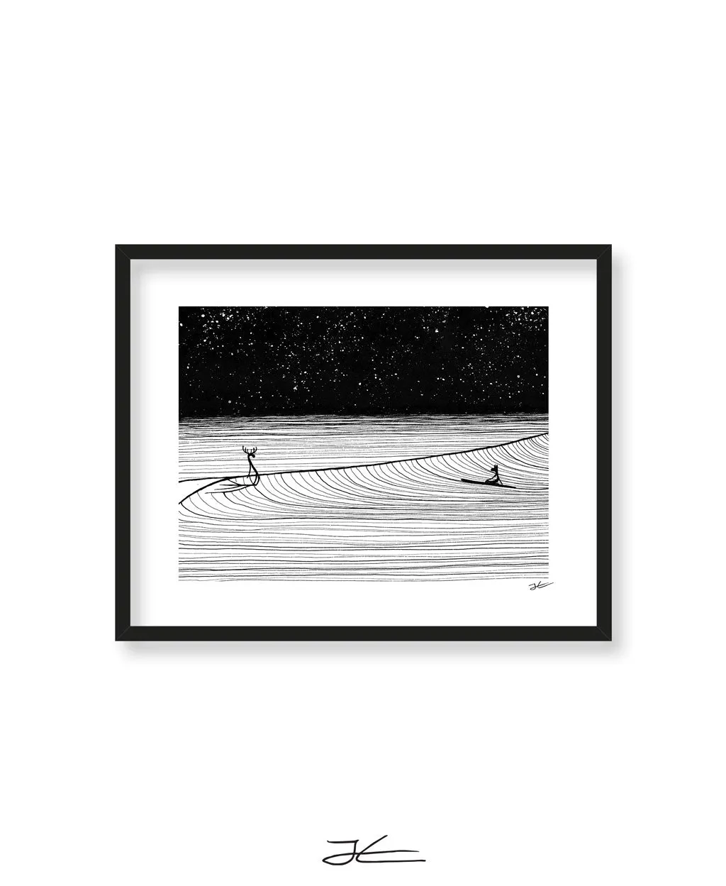 Night Slide  - Print/ Framed Print