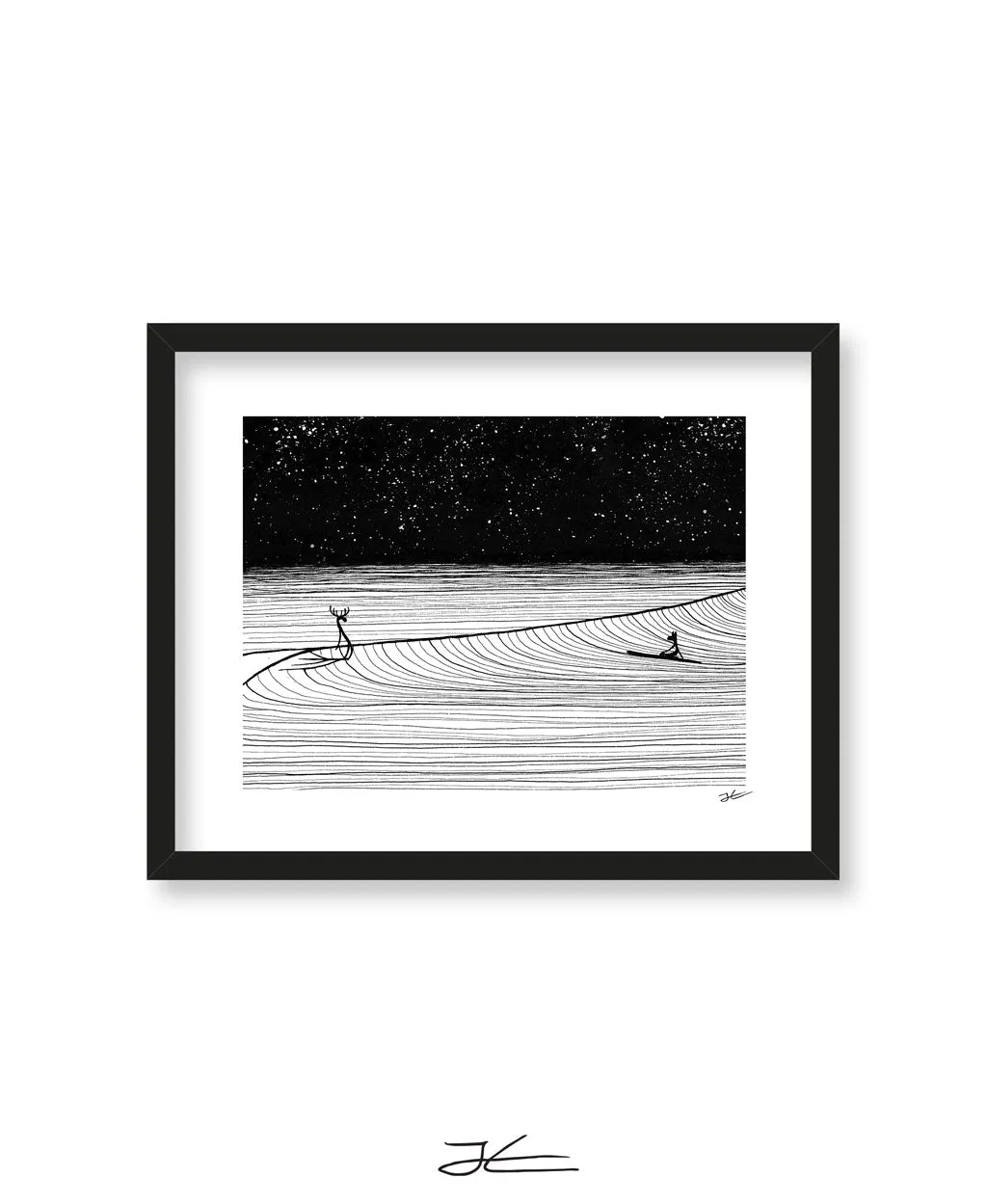 Night Slide  - Print/ Framed Print