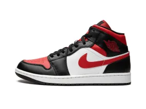 Nike Air Jordan 1 Mid "White Black Red"