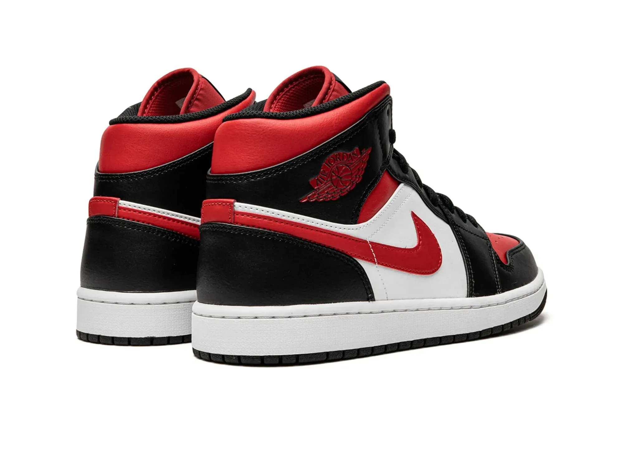 Nike Air Jordan 1 Mid "White Black Red"