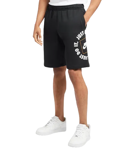 Nike Men's Sportswear JDI Fleece Shorts - Black