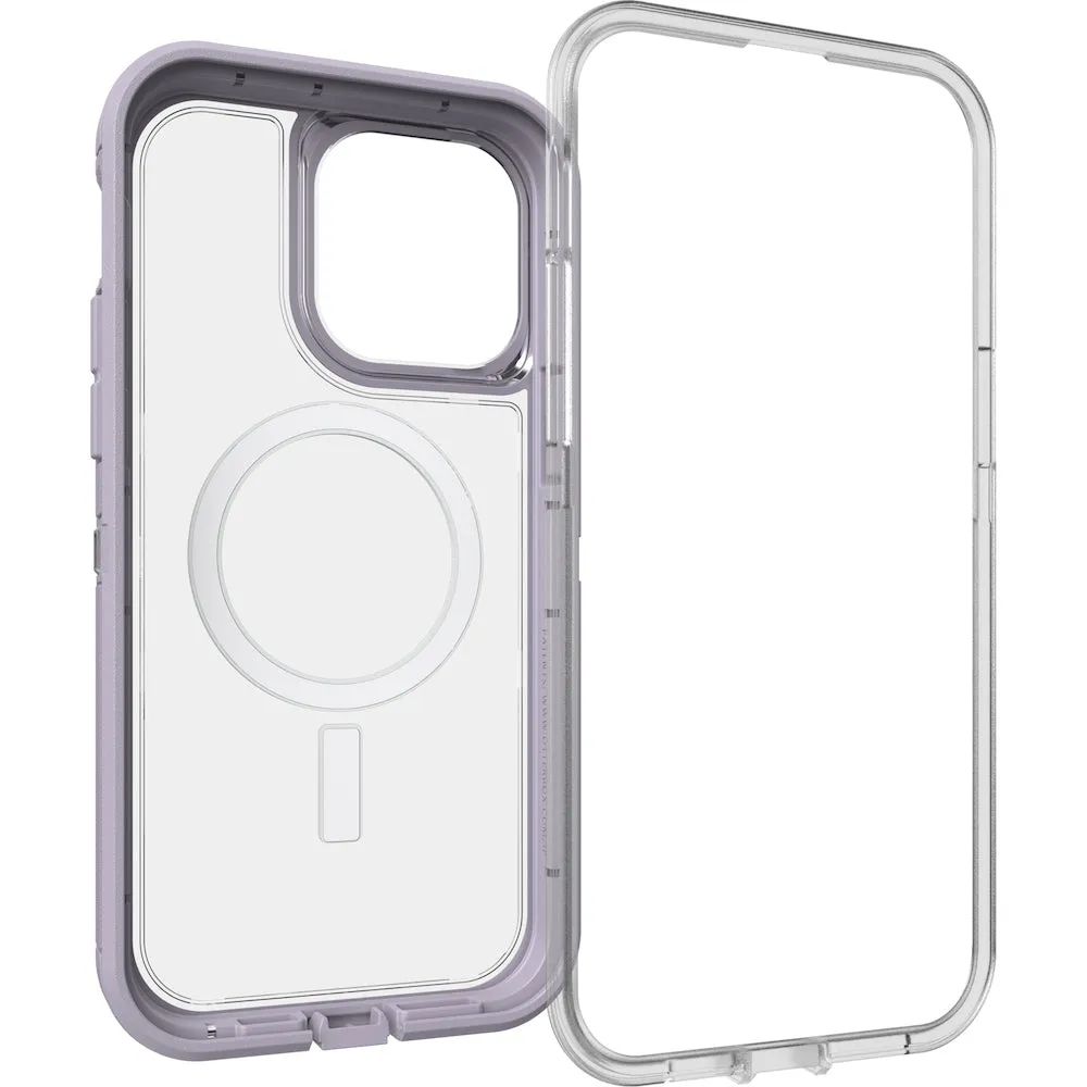 Otterbox Defender XT Clear MagSafe Case - For iPhone 14 Pro Max (6.7") - Lavender Sky