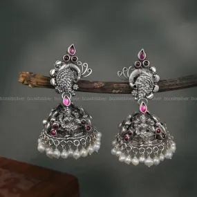 Oxidized Jhumka - 1085