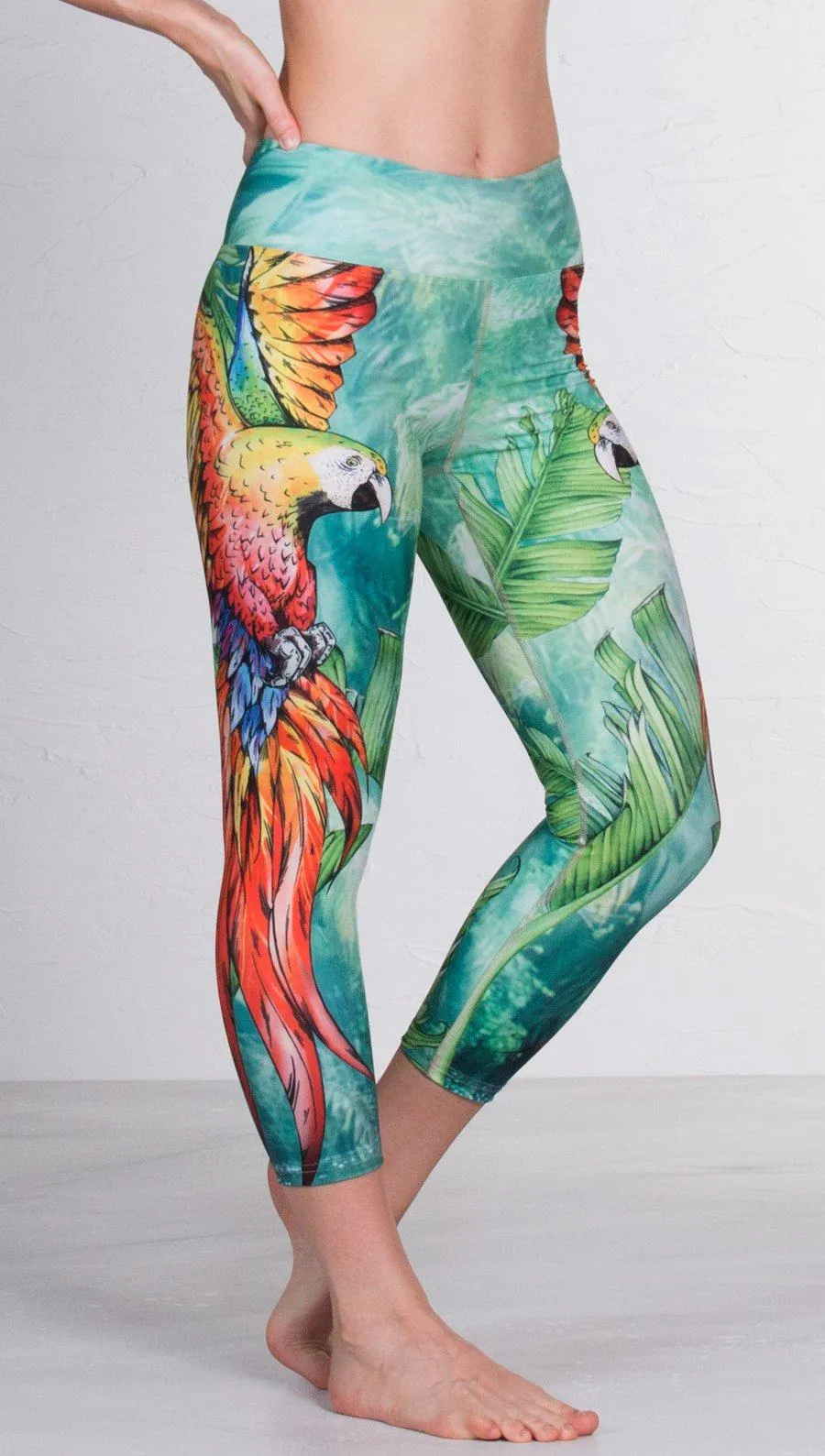 Parrot - Triathlon Capri Leggings