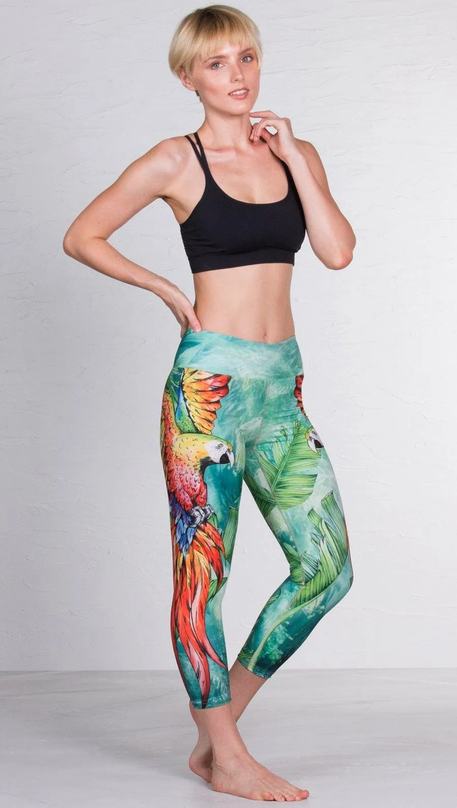 Parrot - Triathlon Capri Leggings