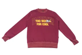 Pas de Mer Too School Sweatshirt "Burgundy"