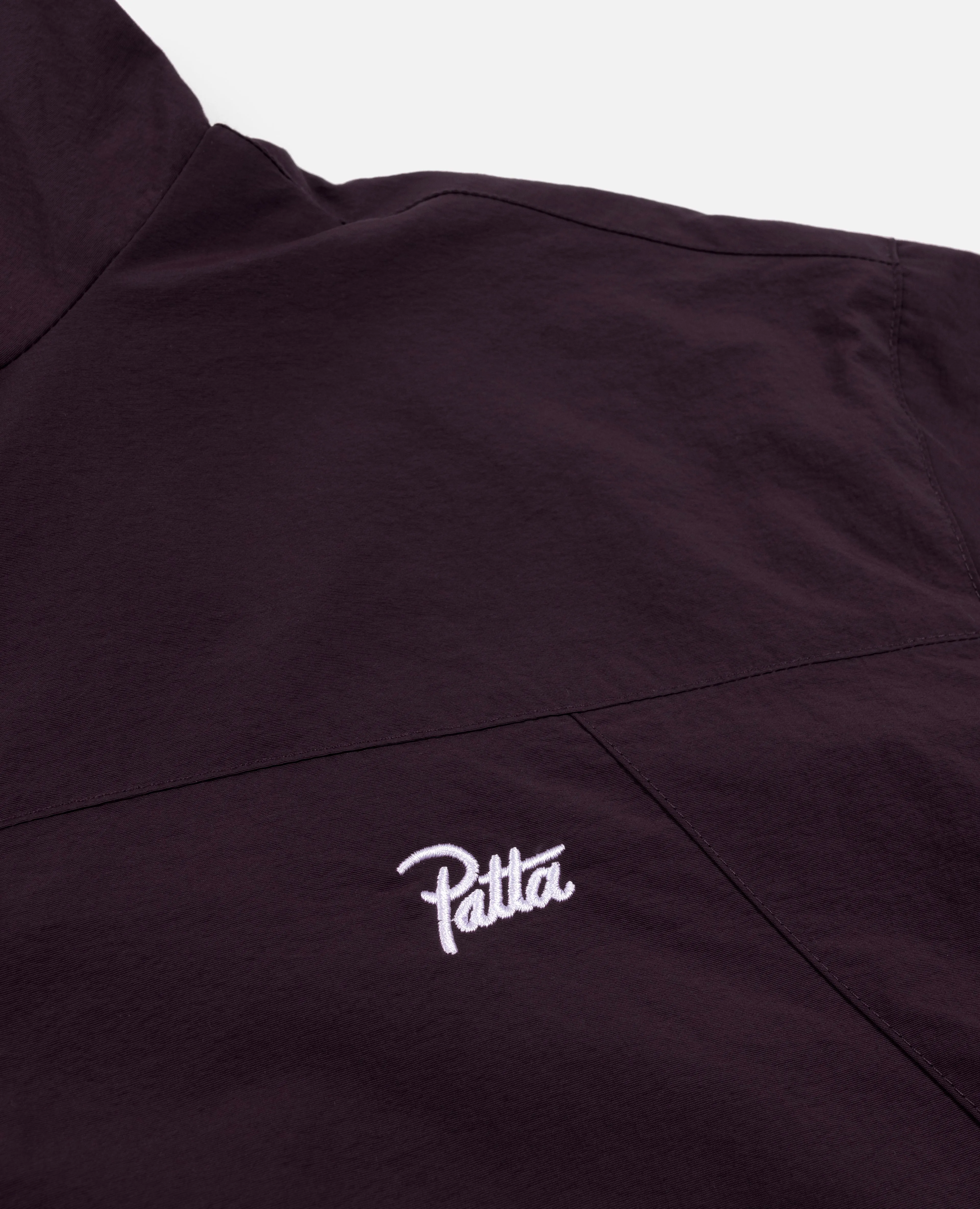 Patta Basic Nylon M2 Track Jacket (Plum Perfect)