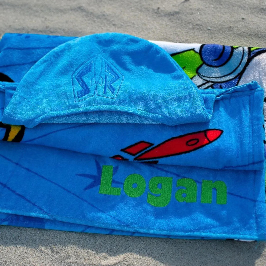 Personalized Embroidered Hooded Towel - Toy Story