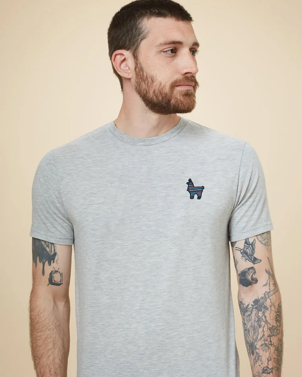 Peru Embroidered Llama T-Shirt