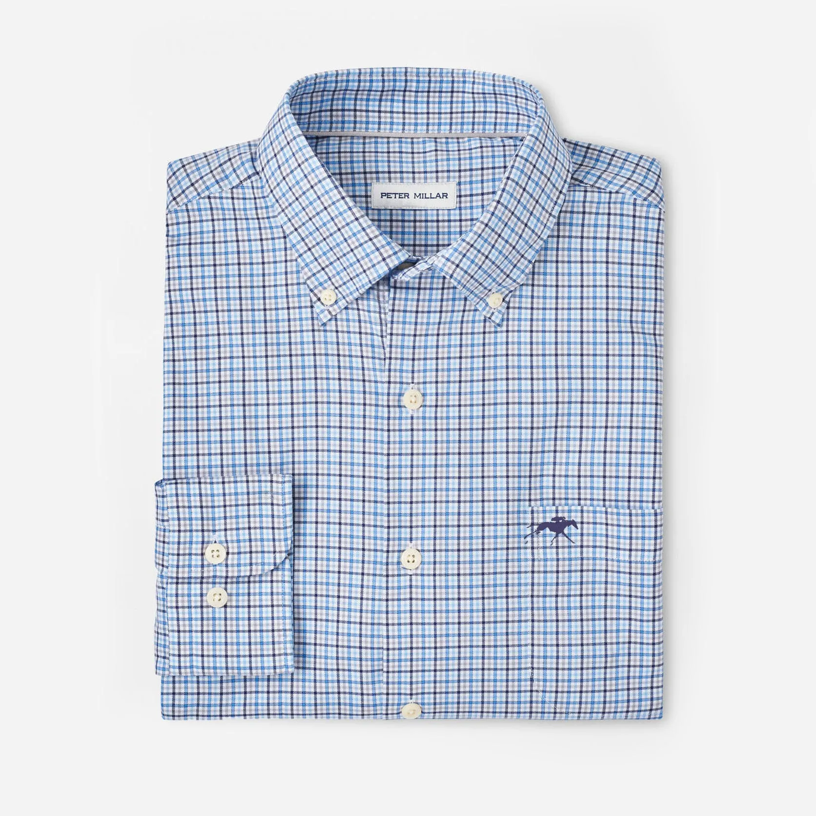 Peter Millar Keeneland Men's Albert Crown Lite Sport Shirt