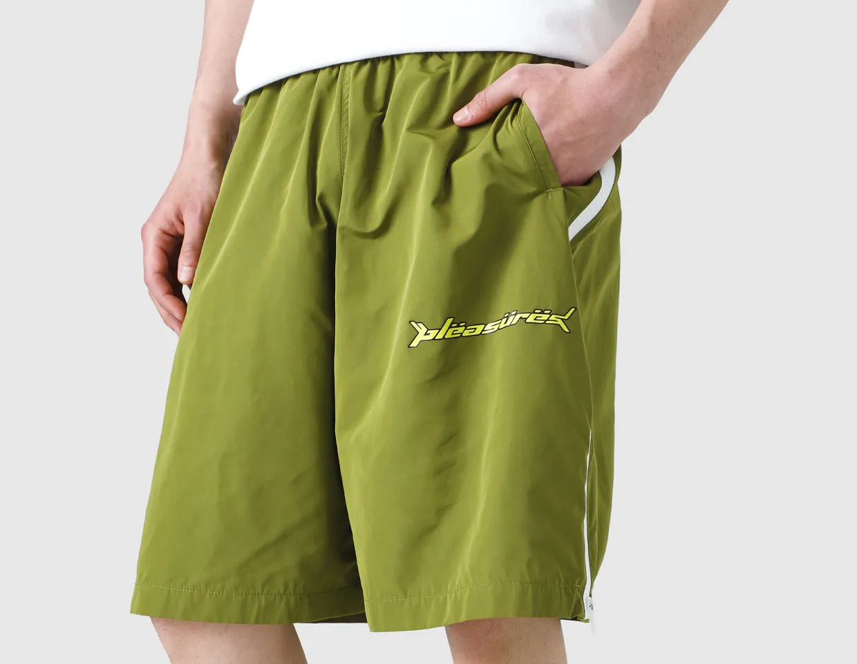 Pleasures Venus Sport Shorts / Olive