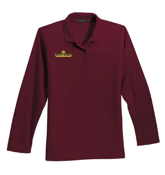 Port Authority® Ladies Silk Touch™ Long Sleeve Polo