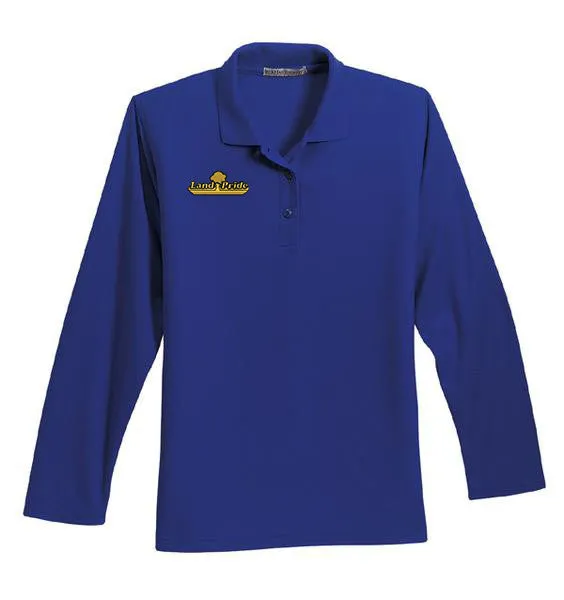 Port Authority® Ladies Silk Touch™ Long Sleeve Polo