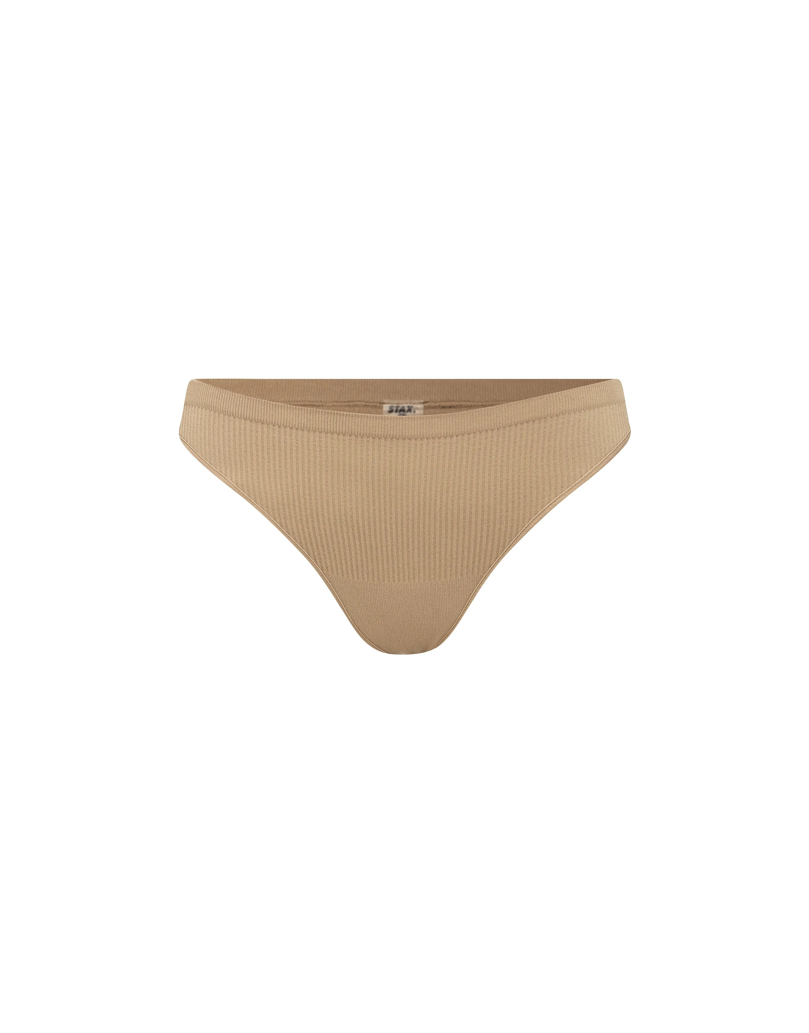 Premium Seamless Sports G-String - Ivory Beige