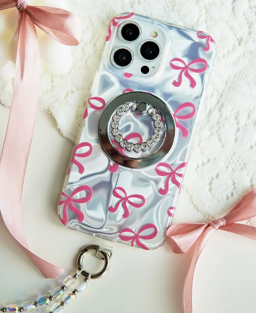 Pretty Pink Bows MagSafe Phone Case